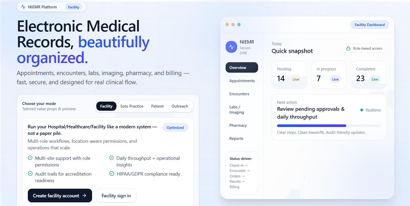 NIEMR — EMR System